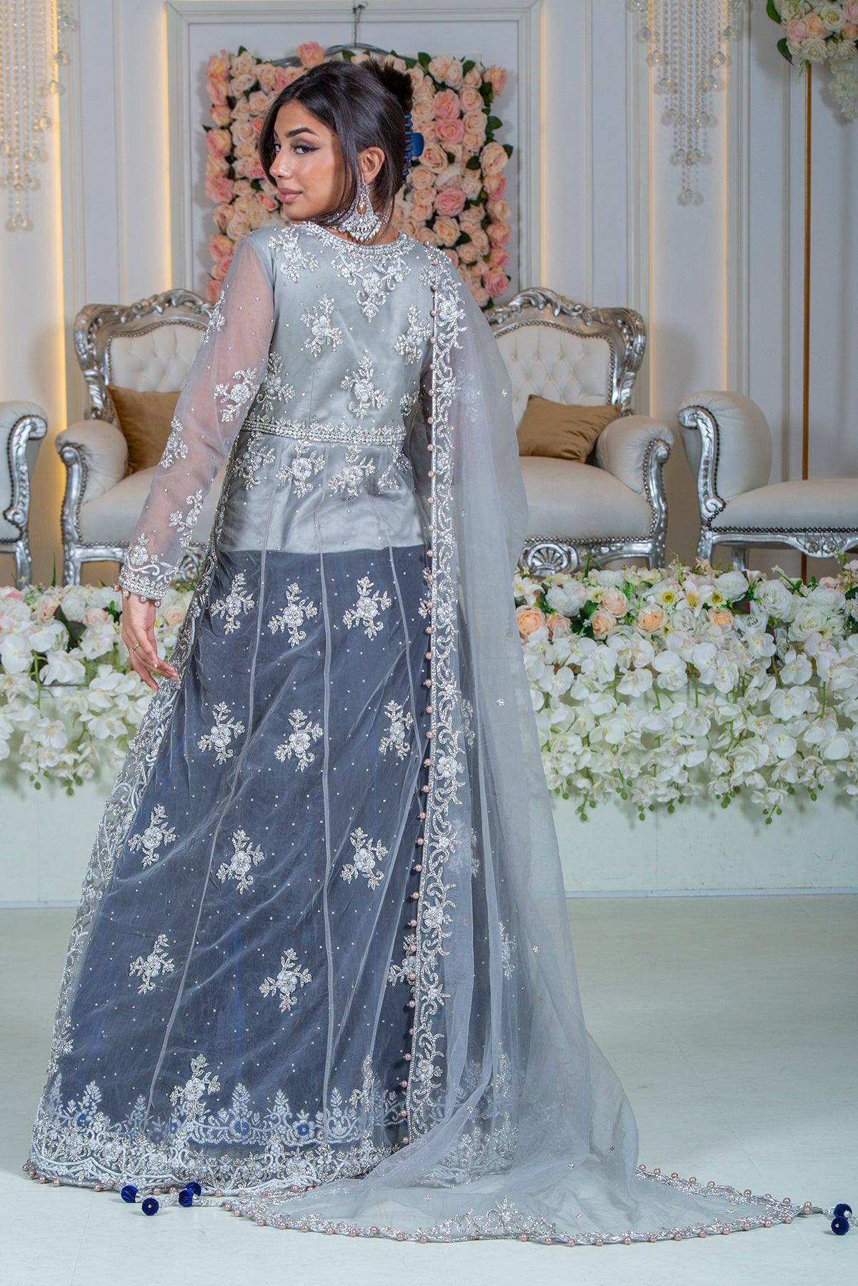 velvet lehenga with kameez