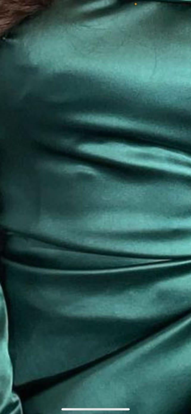 pure satin silk dress