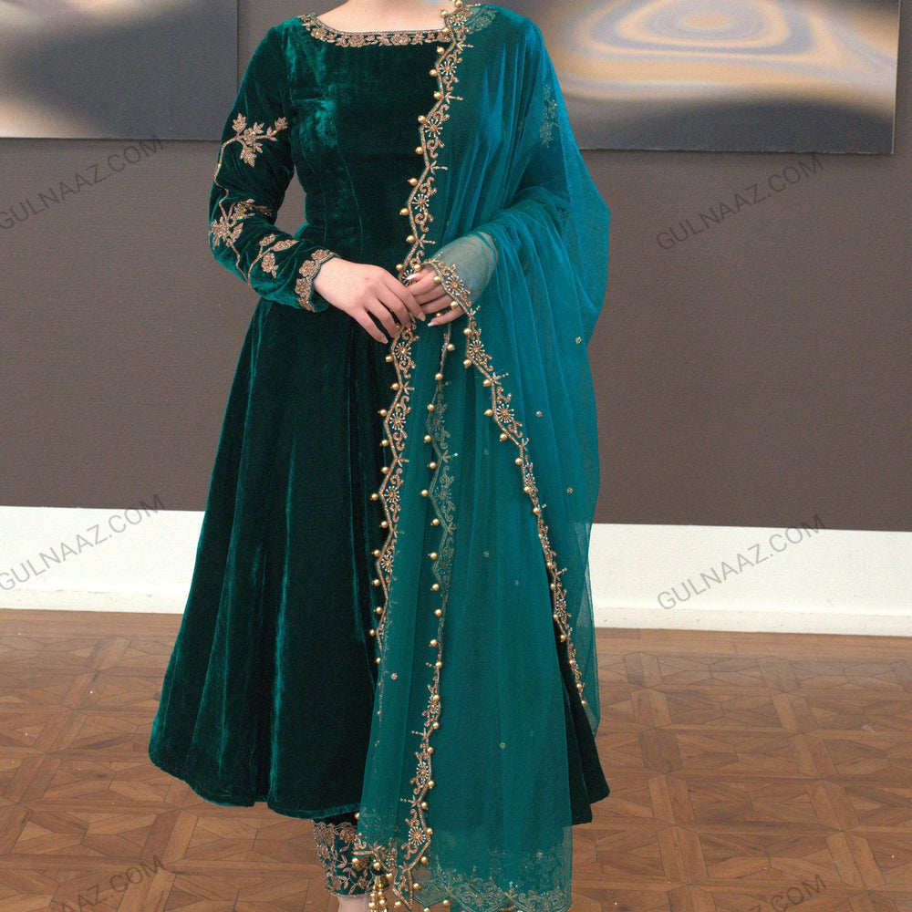 
                  
                    velvet anarkali gown
                  
                