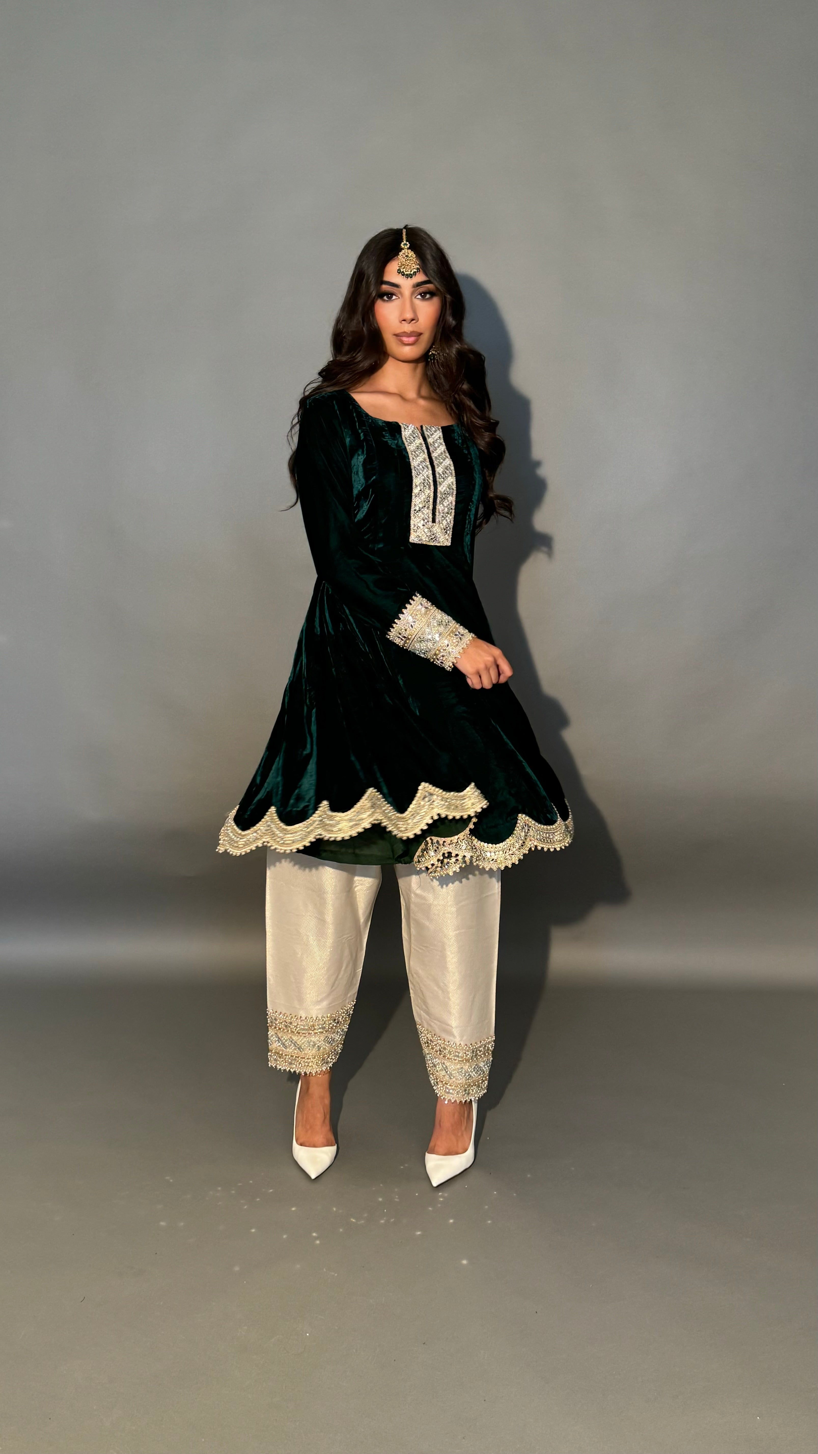 designer pant and kameez set