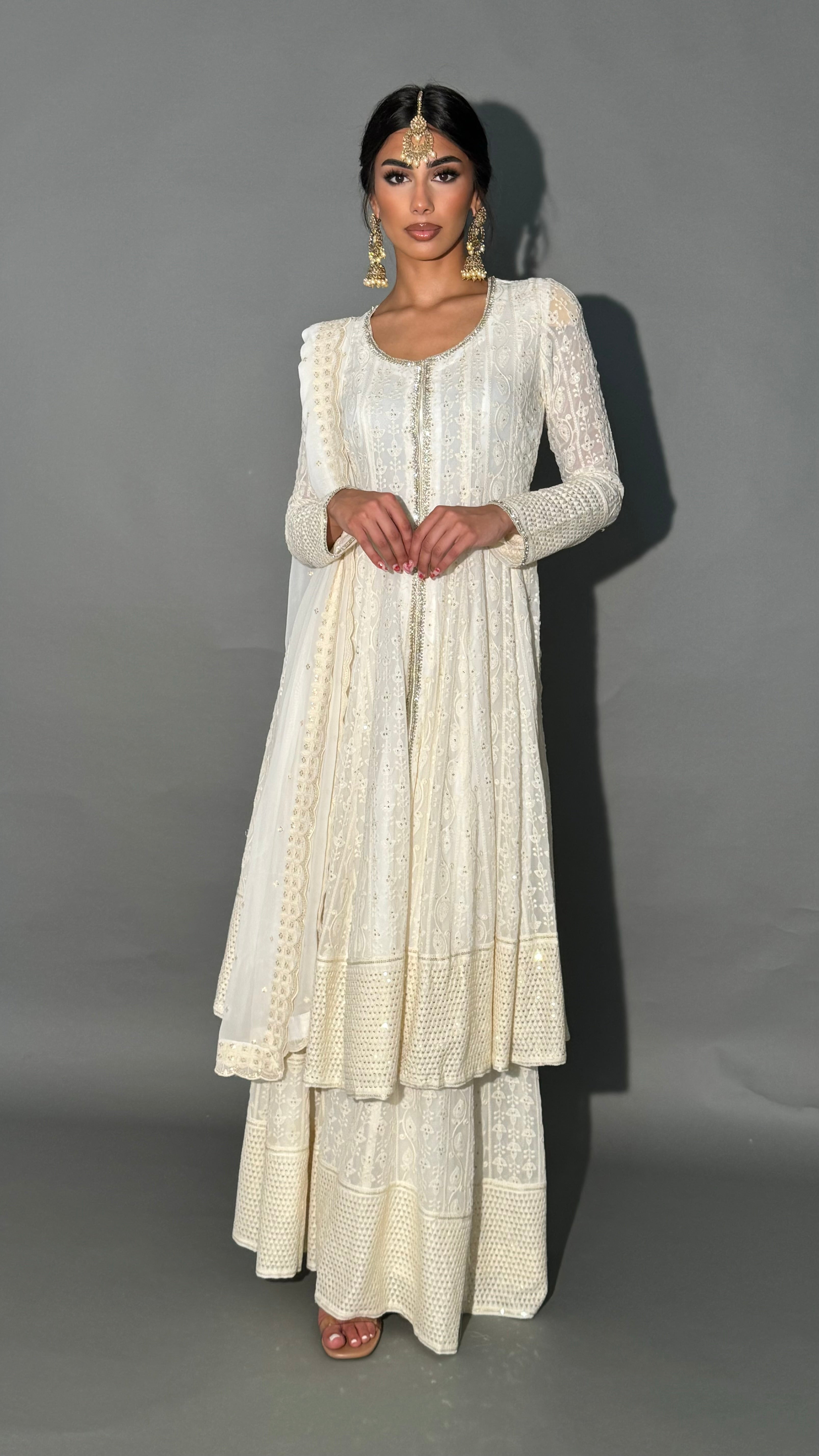 White designer kurti