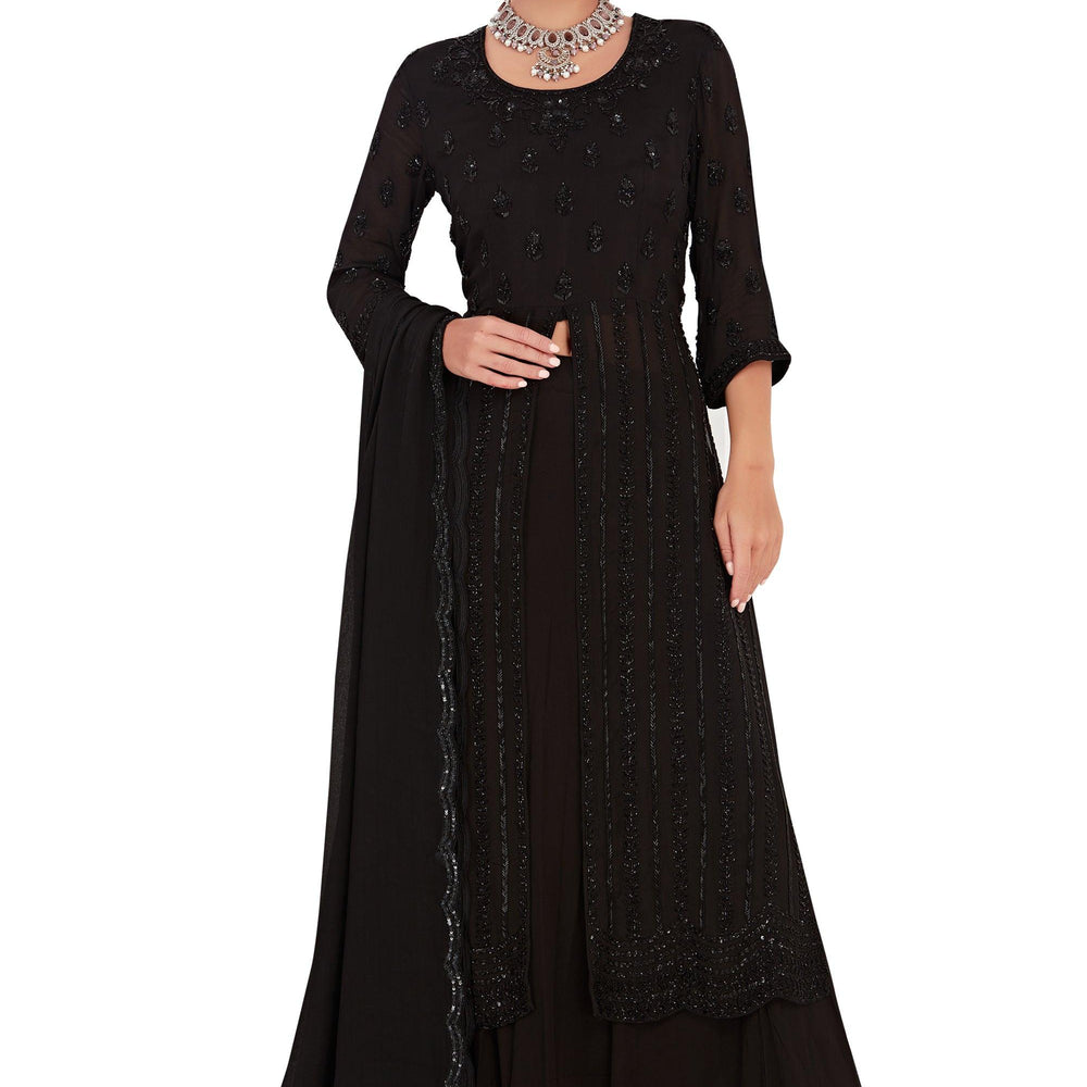 
                  
                    black long gown for women
                  
                