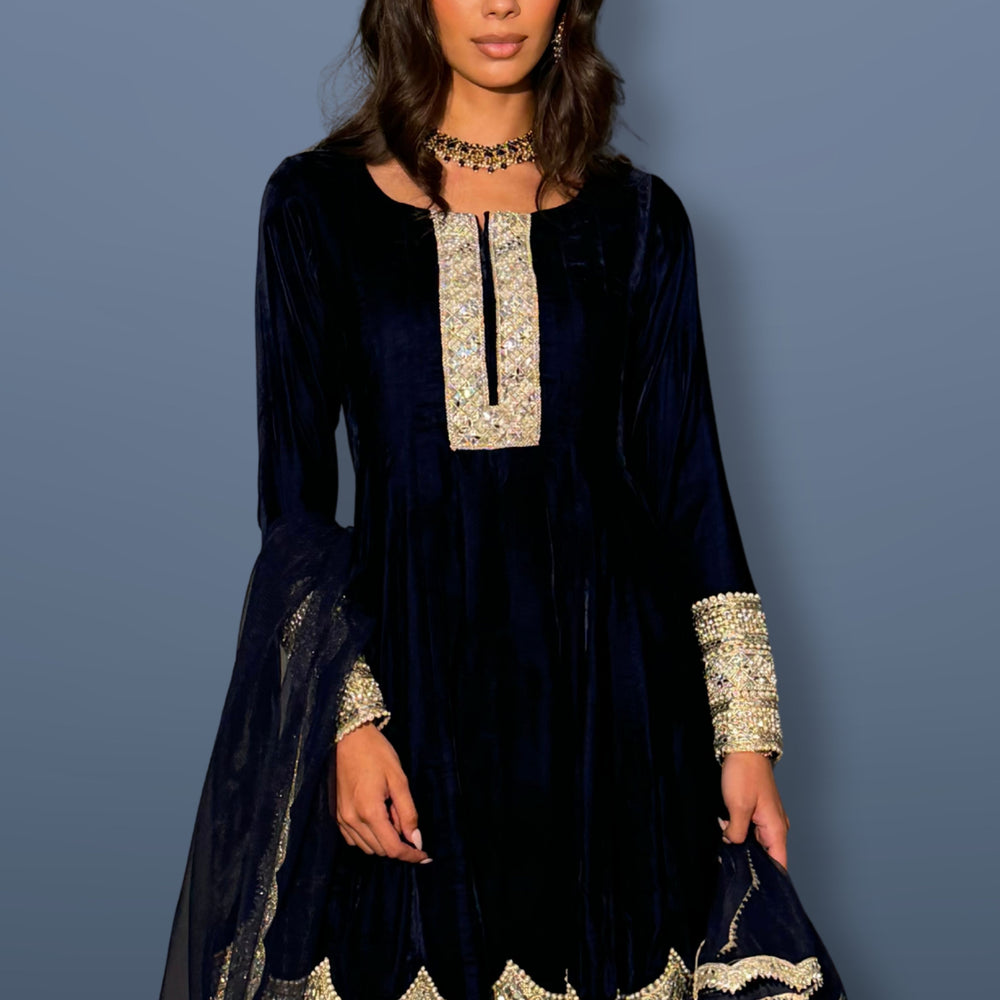 black kameez with pant