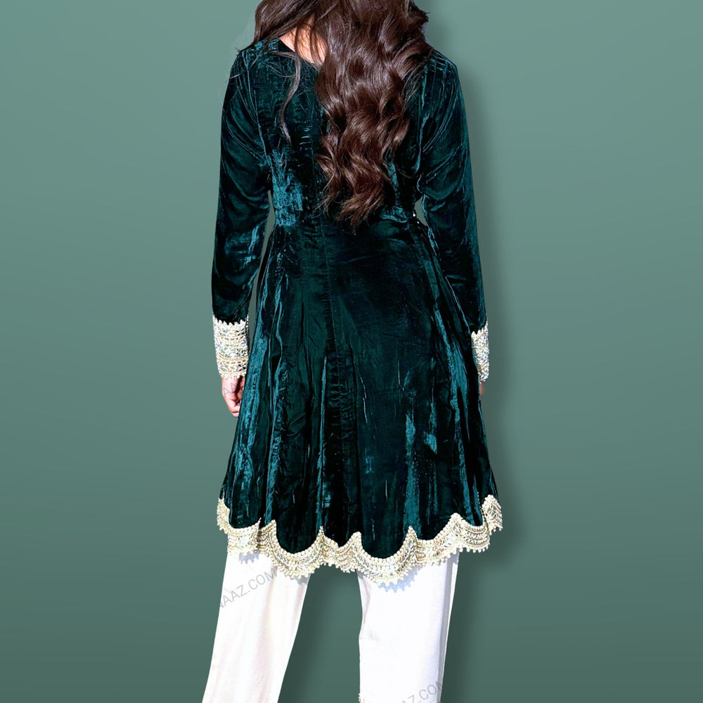
                  
                    green velvet kurti
                  
                