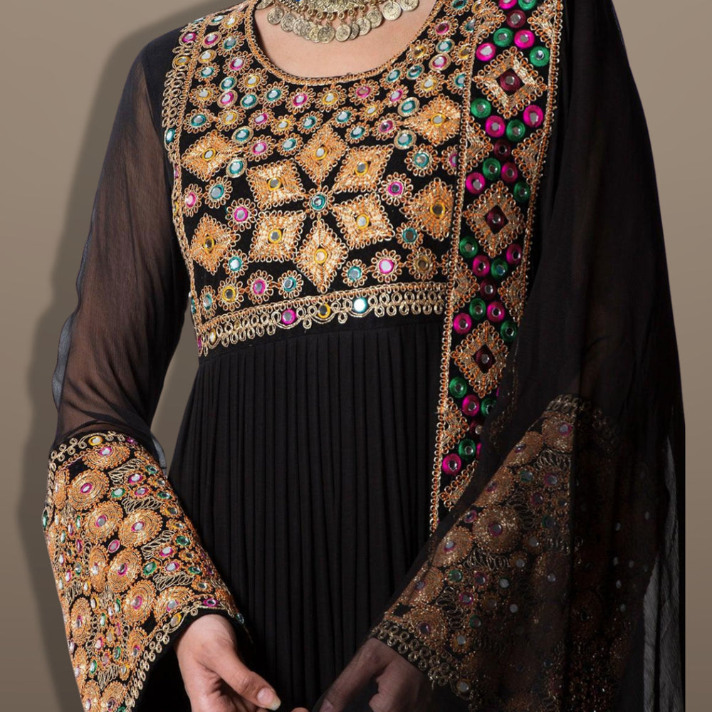 
                  
                    designer black afghan dress
                  
                