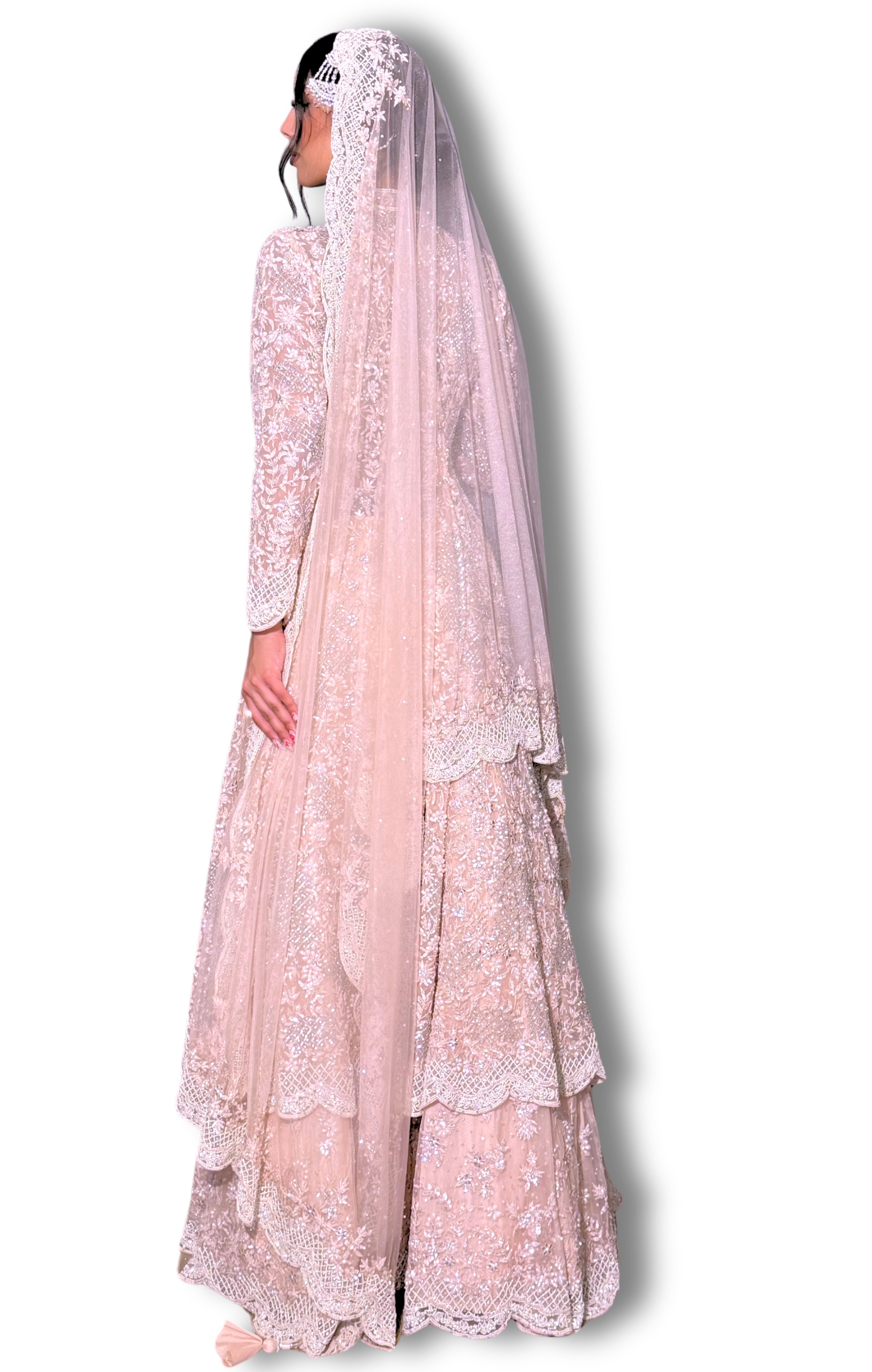 pink bridal lehenga