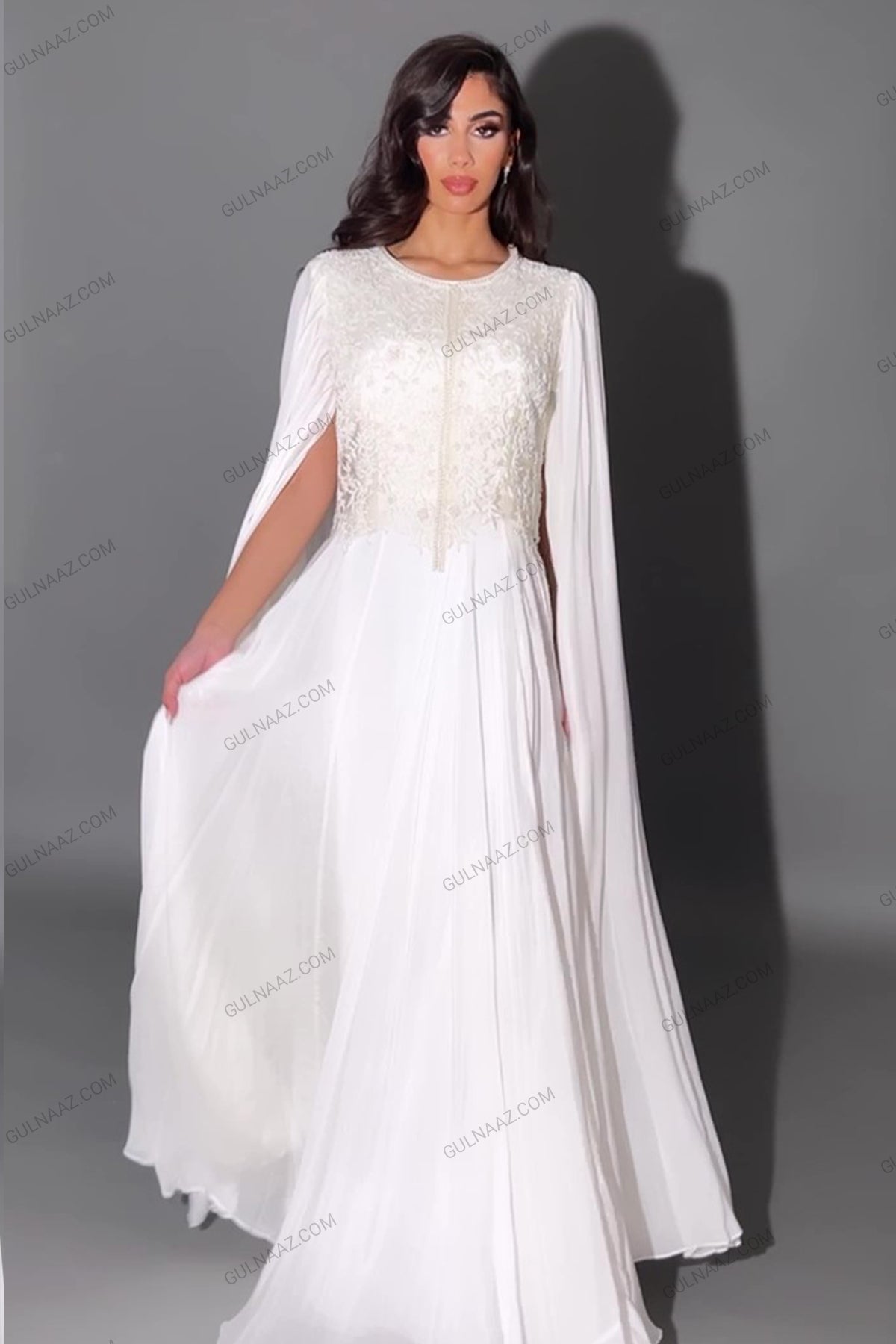 white long gown for women