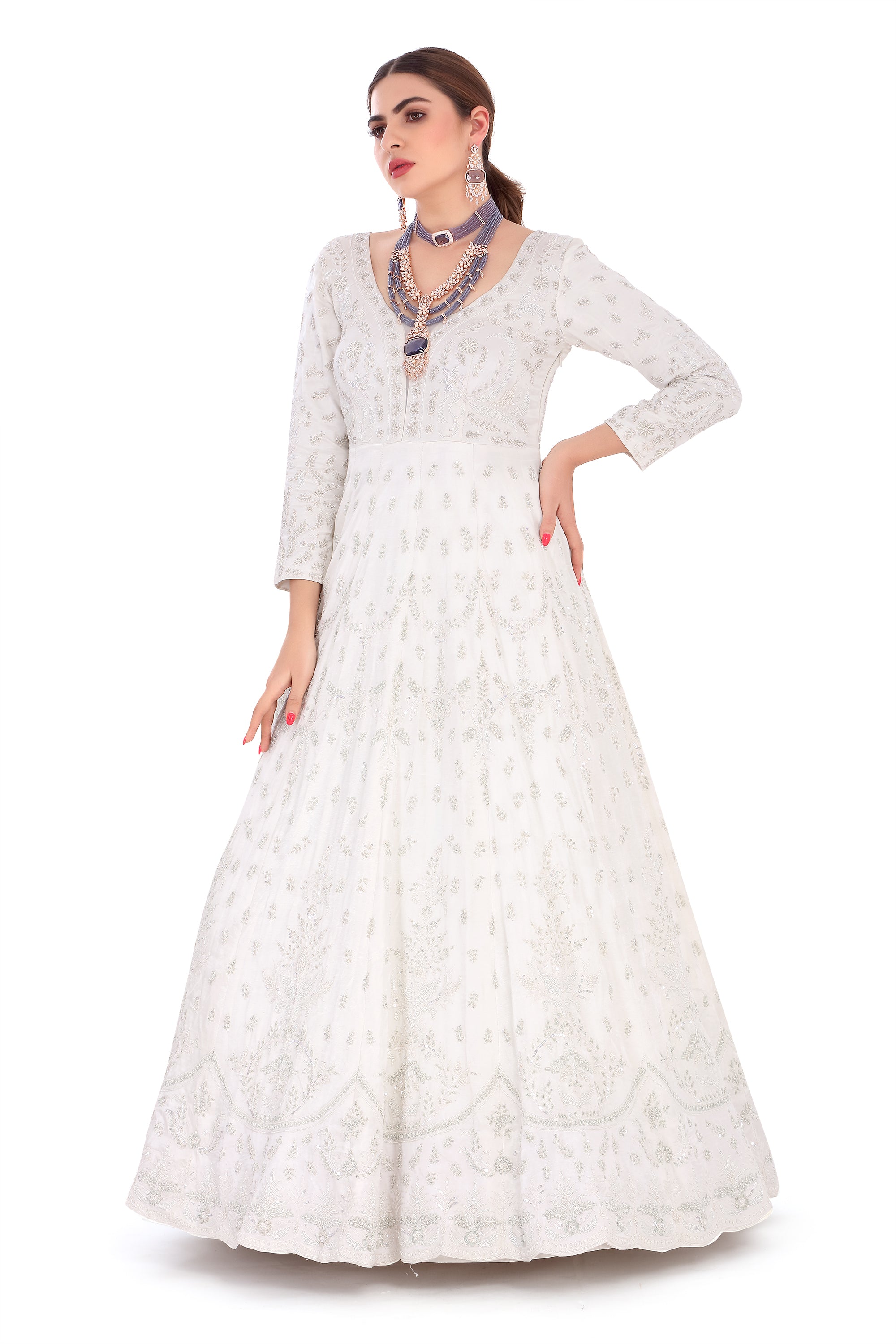 white gown for women