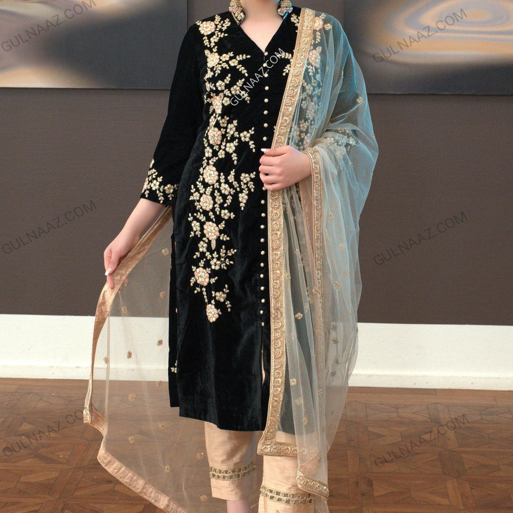 black salwar kameez