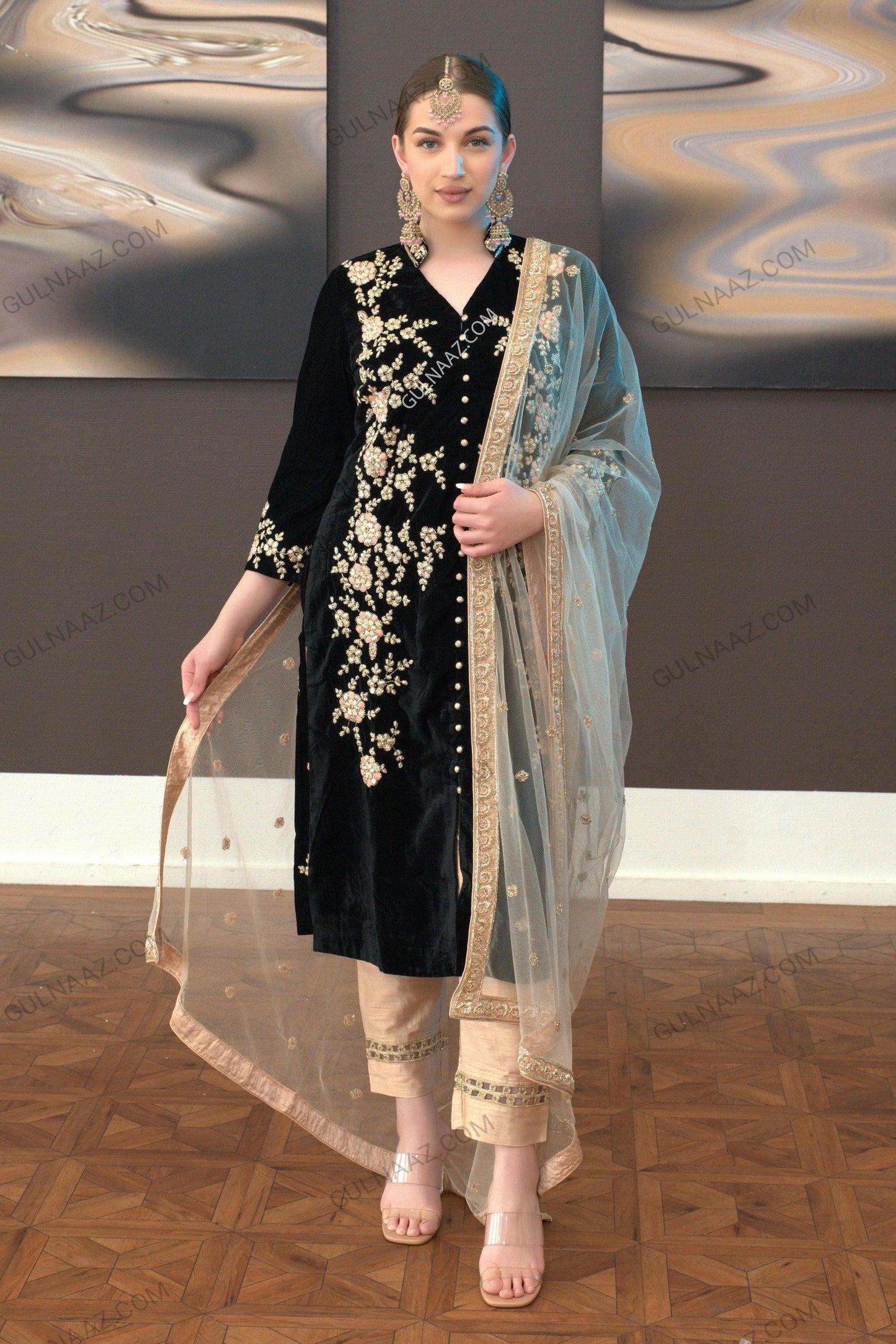 black salwar kameez