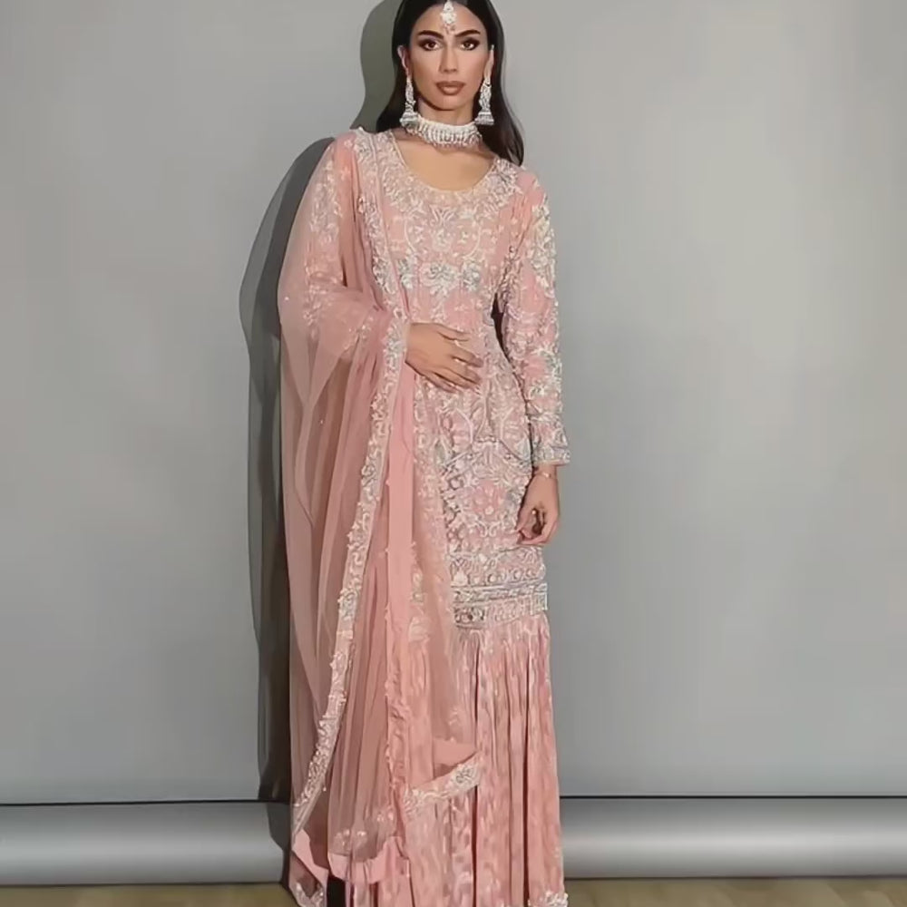 
                  
                    Load and play video in Gallery viewer, gharara suit
                  
                