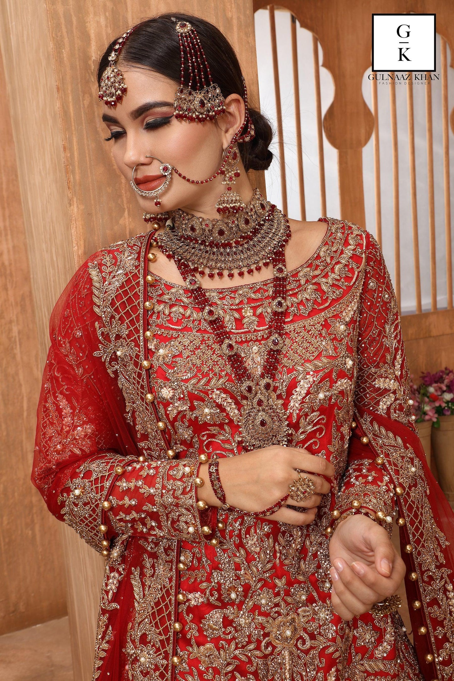 bridal peplum sharara