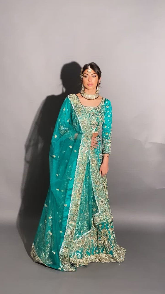 
                  
                    Load and play video in Gallery viewer, designer lehenga choli
                  
                