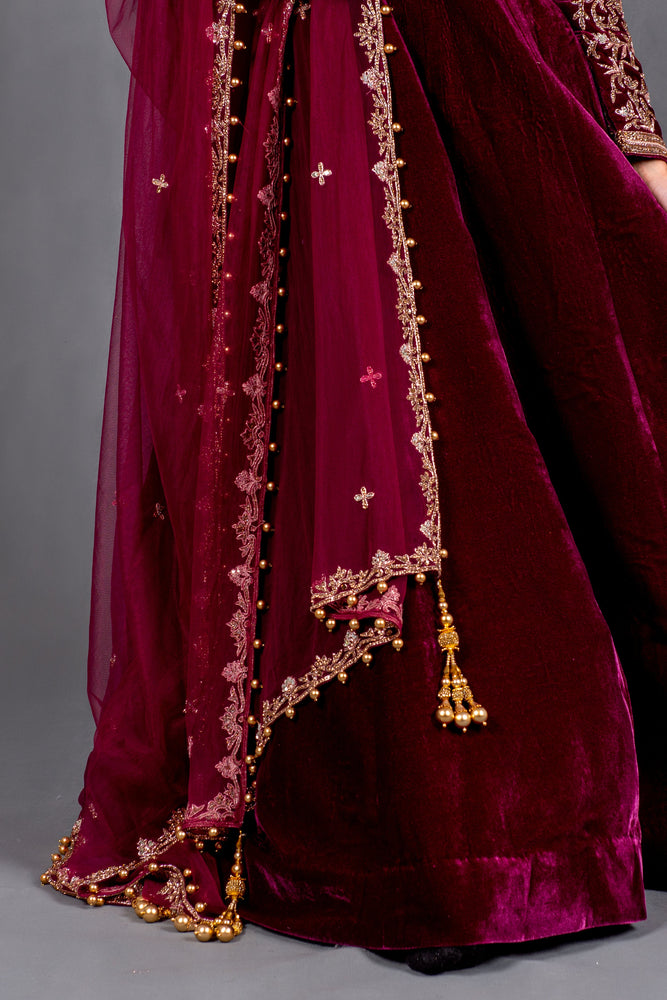 
                  
                    Fauzia - Long Velvet Gown
                  
                