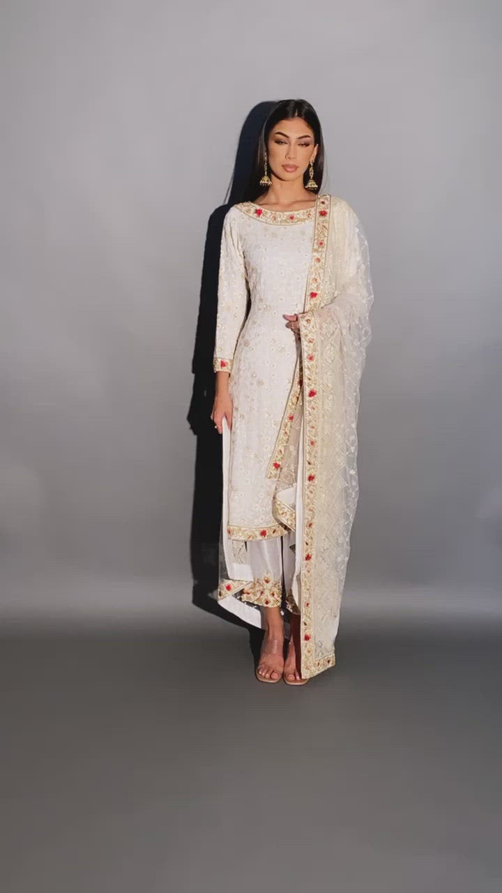 chikankari dress