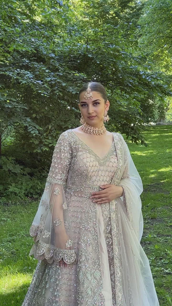 
                  
                    Load and play video in Gallery viewer, bridal lehenga for women
                  
                