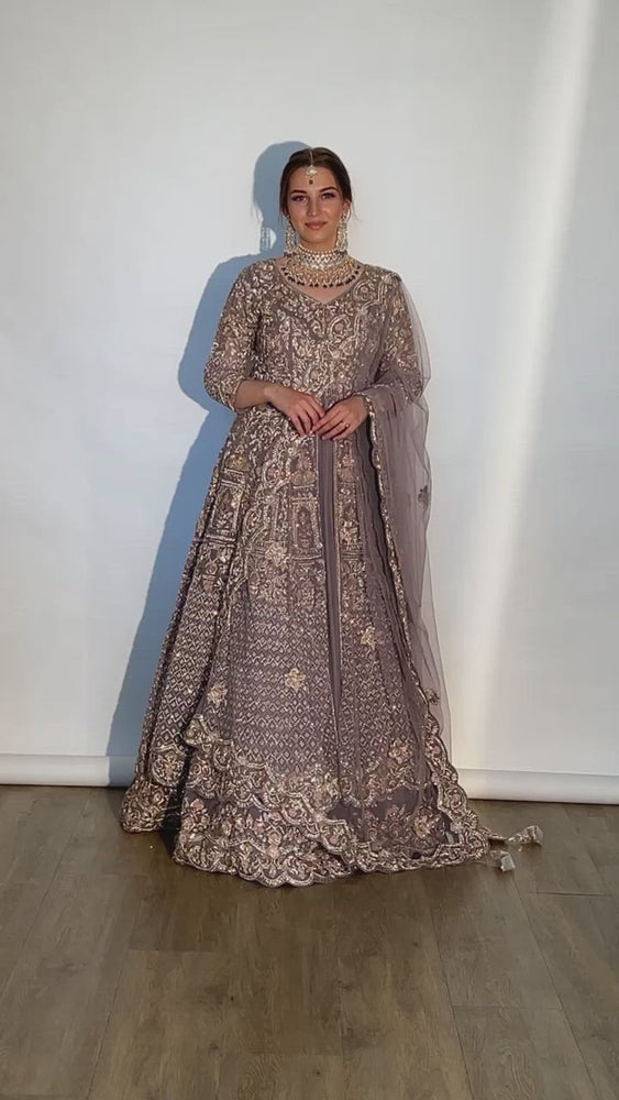 
                  
                    Load and play video in Gallery viewer, designer lehenga with long kameez
                  
                