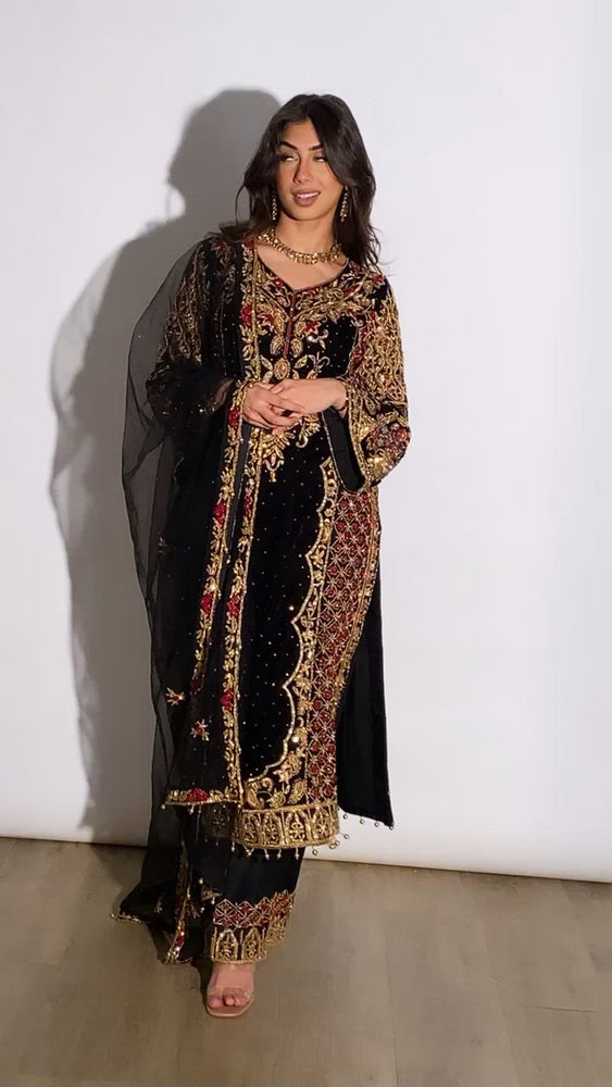 
                  
                    Load and play video in Gallery viewer, velvet kameez set
                  
                