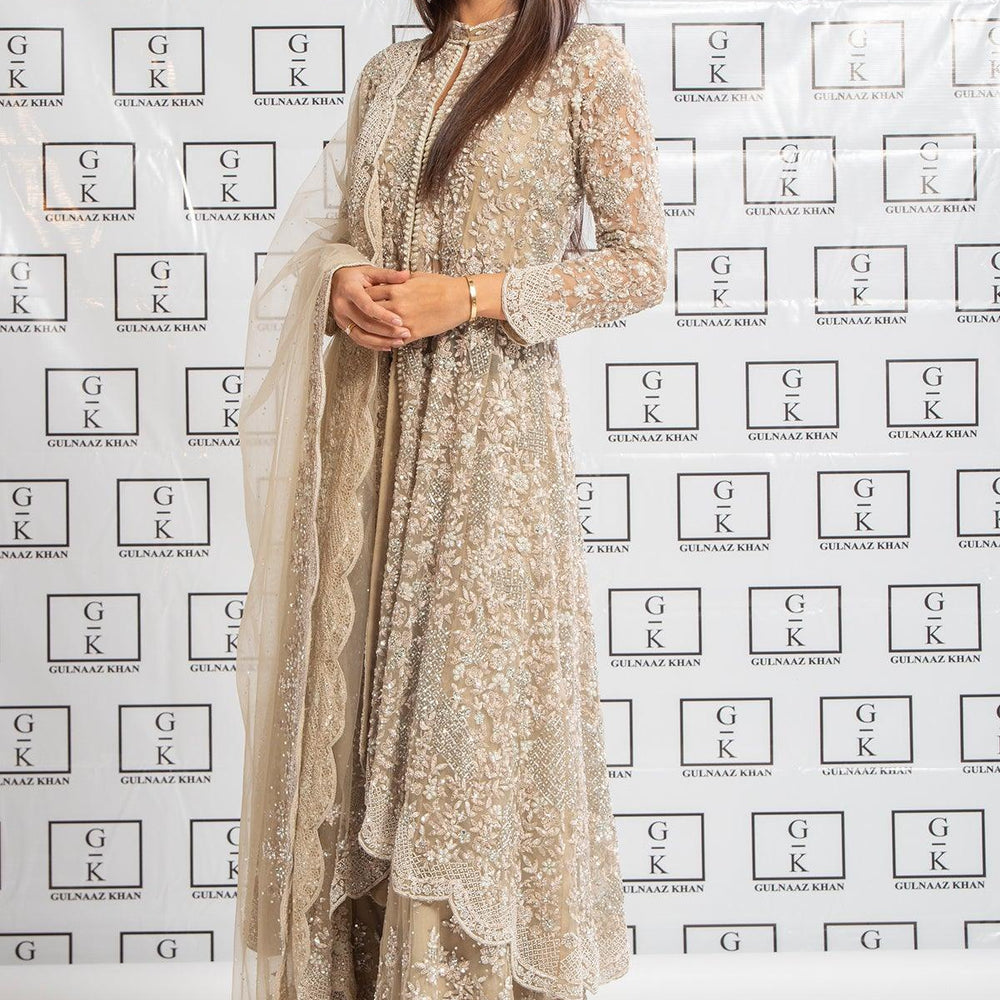 
                  
                    long jacket with sharara
                  
                