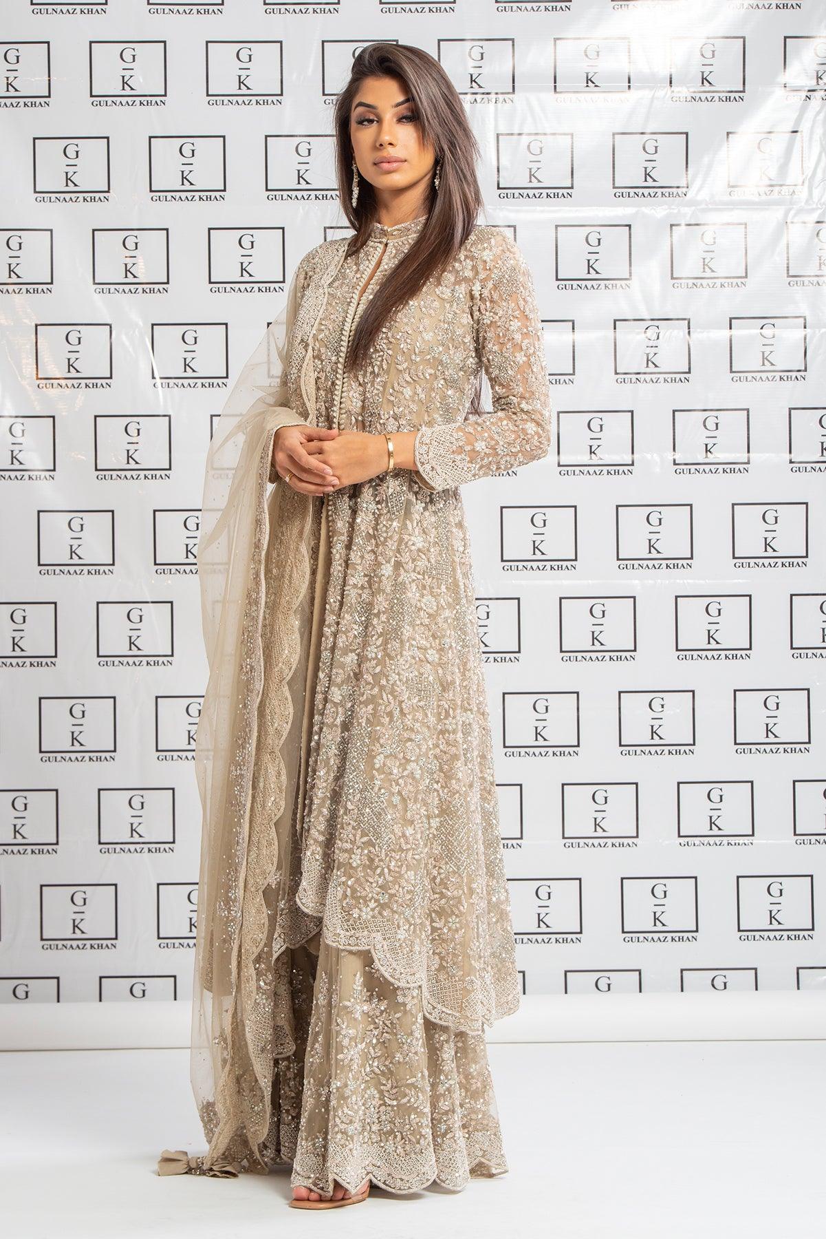 long jacket with sharara