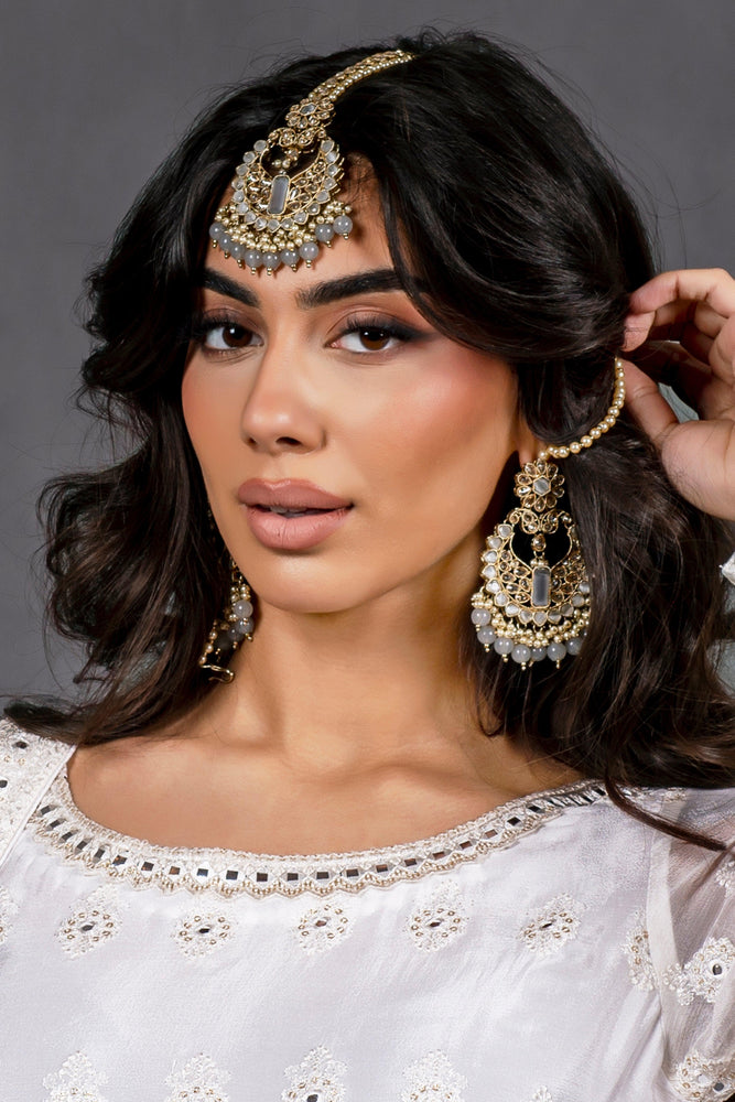 
                  
                    Razia - Off White Chikankari Gharara Suit
                  
                