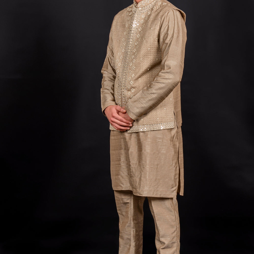
                  
                    kurta pajama with waistcoat for wedding
                  
                