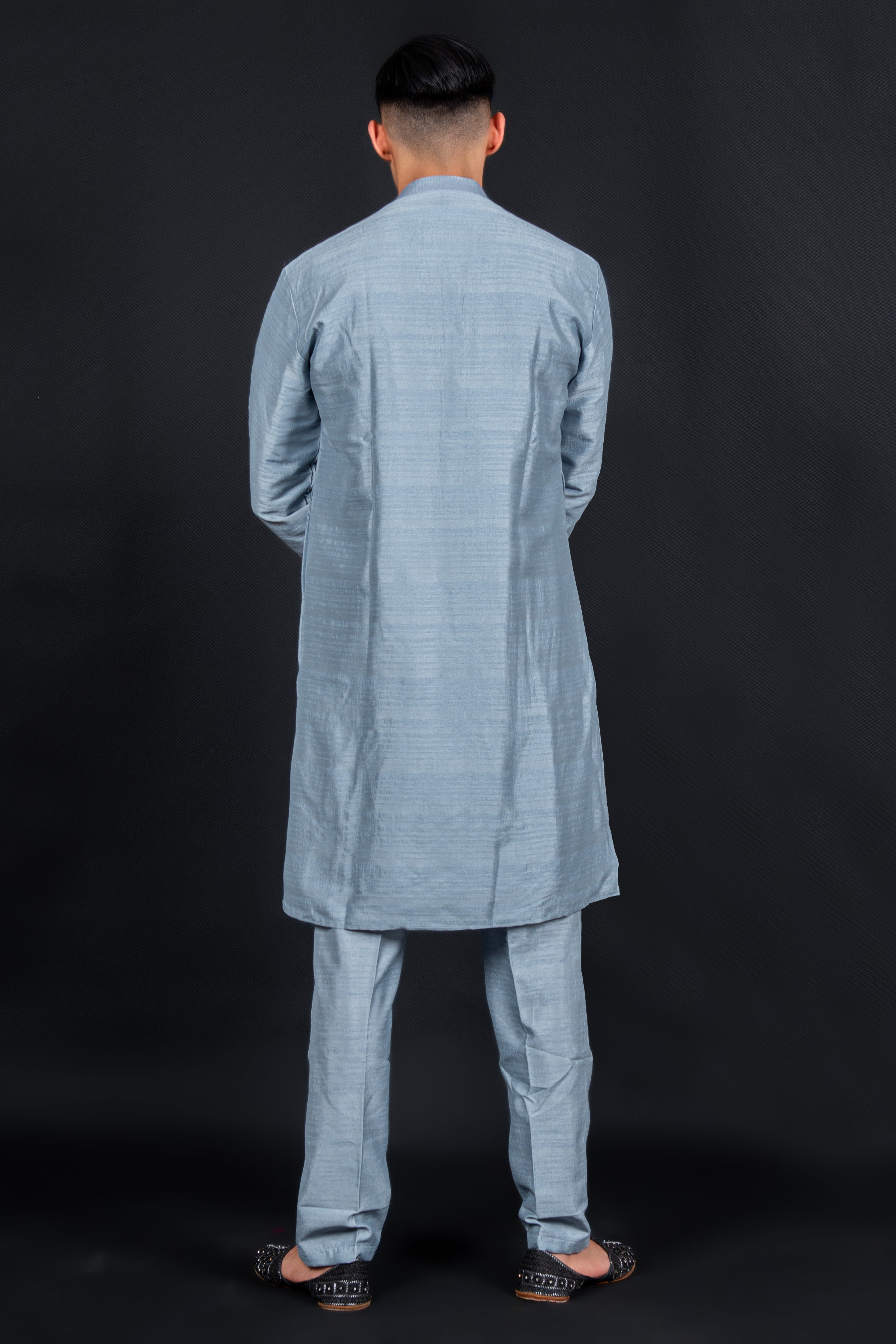 blue kurta pajama set