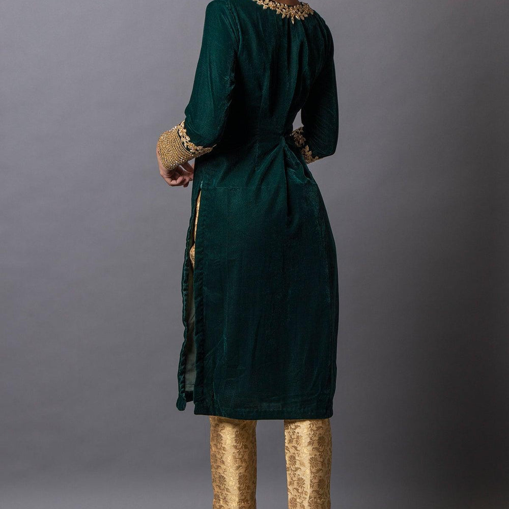 
                  
                    green velvet kurta
                  
                