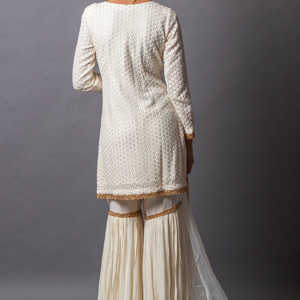 
                  
                    gharara with short kurti
                  
                