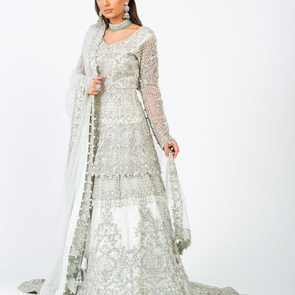 peplum top with lehenga