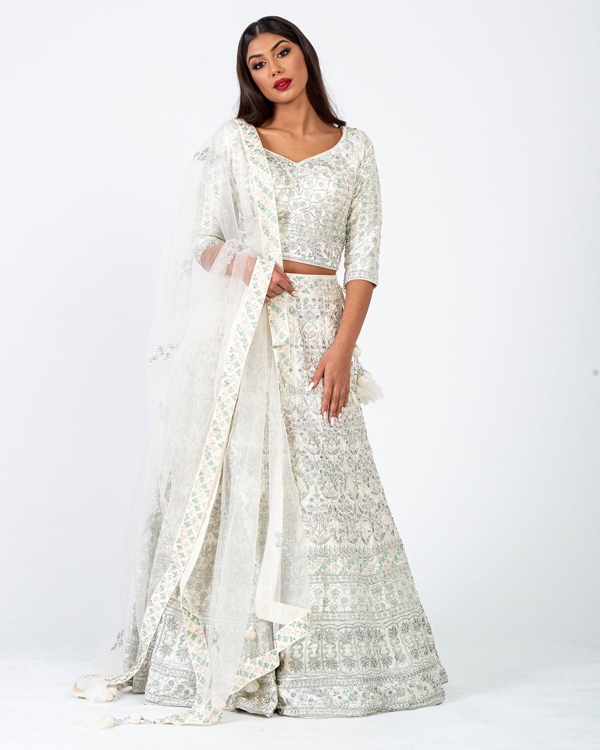 white sharara