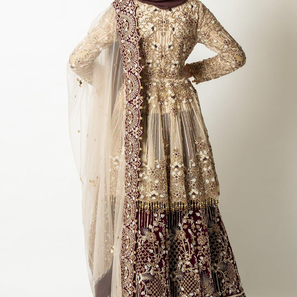 
                  
                    golden bridal lehenga
                  
                