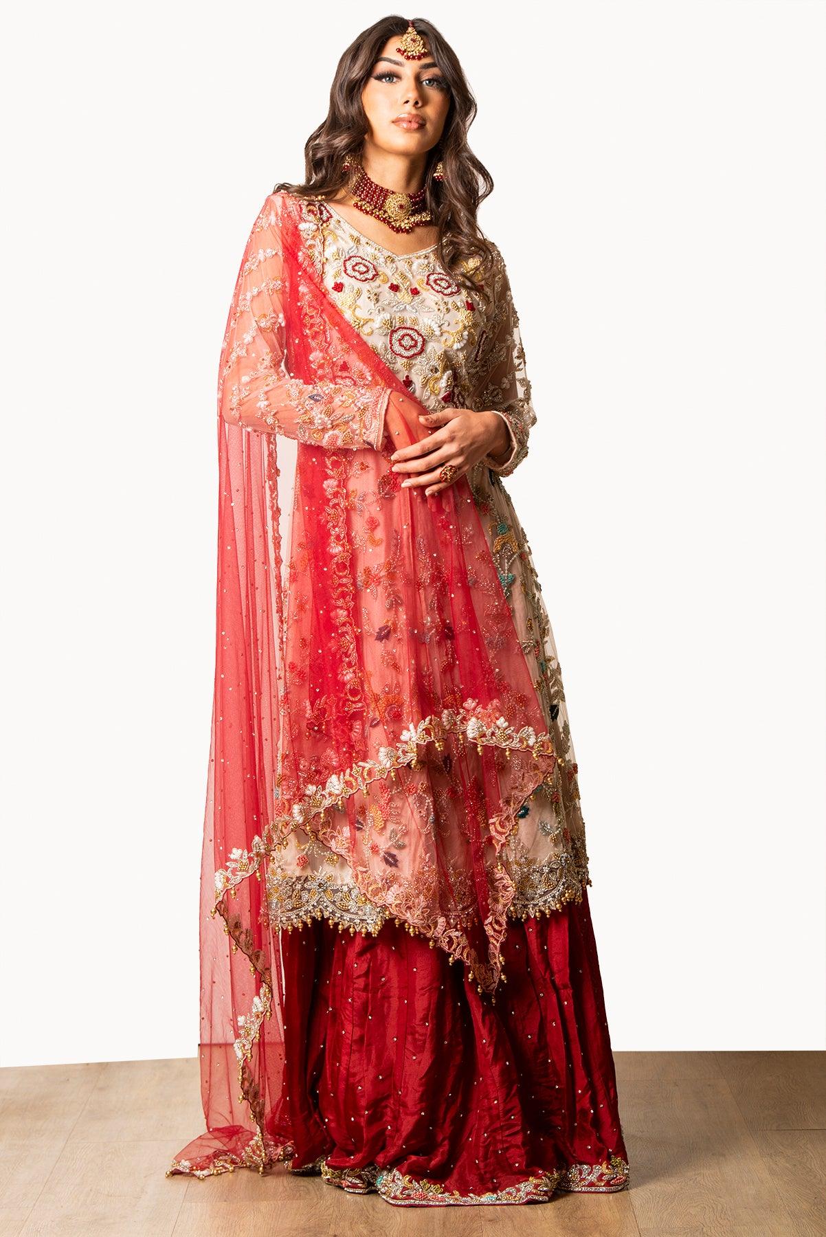 
                  
                    Alishba - Peplum With Brocade Lehnga
                  
                