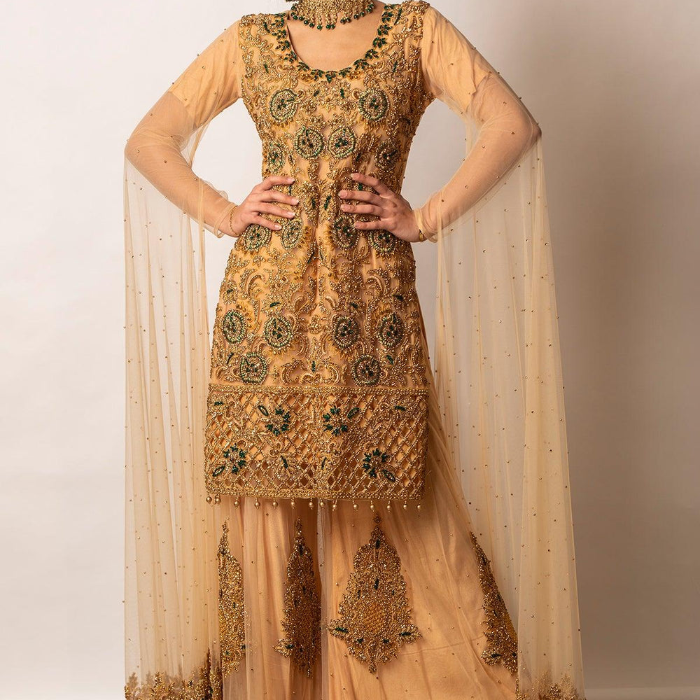 long kameez with lehenga