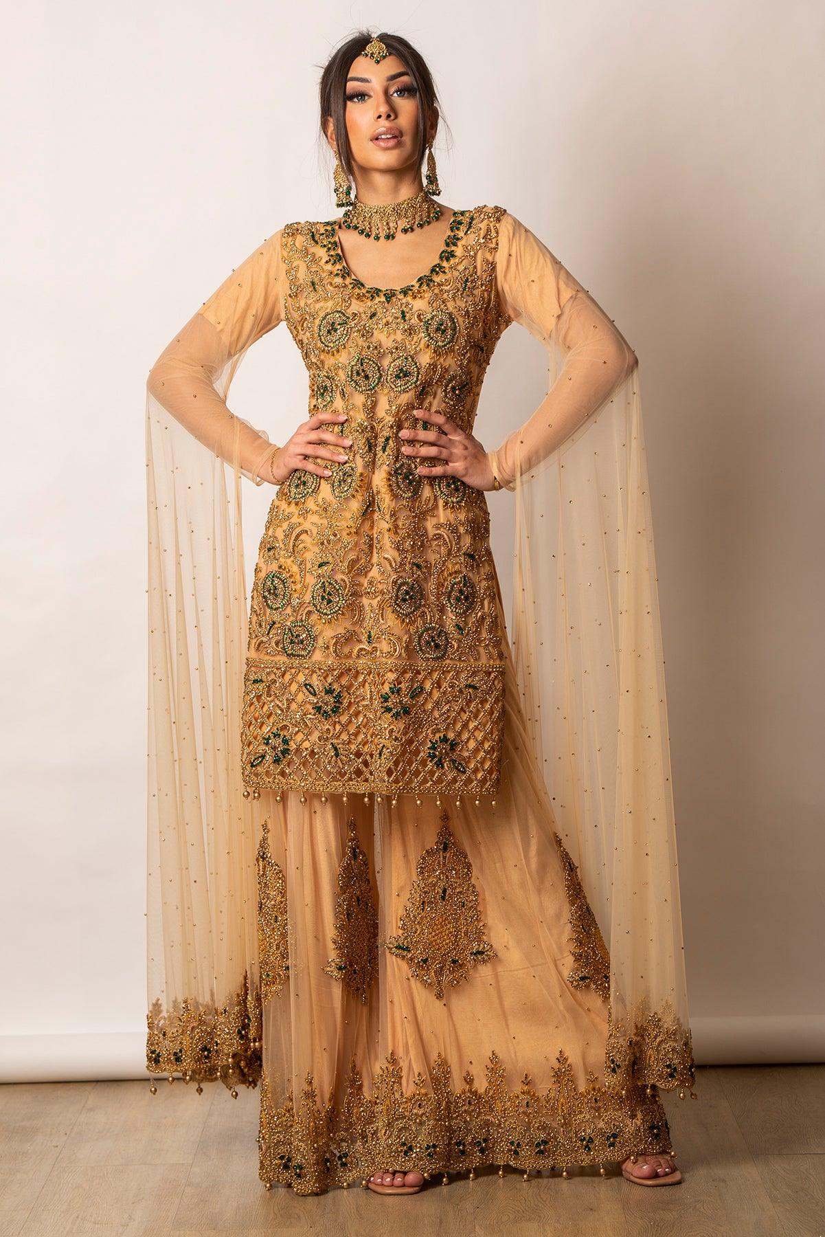 long kameez with lehenga