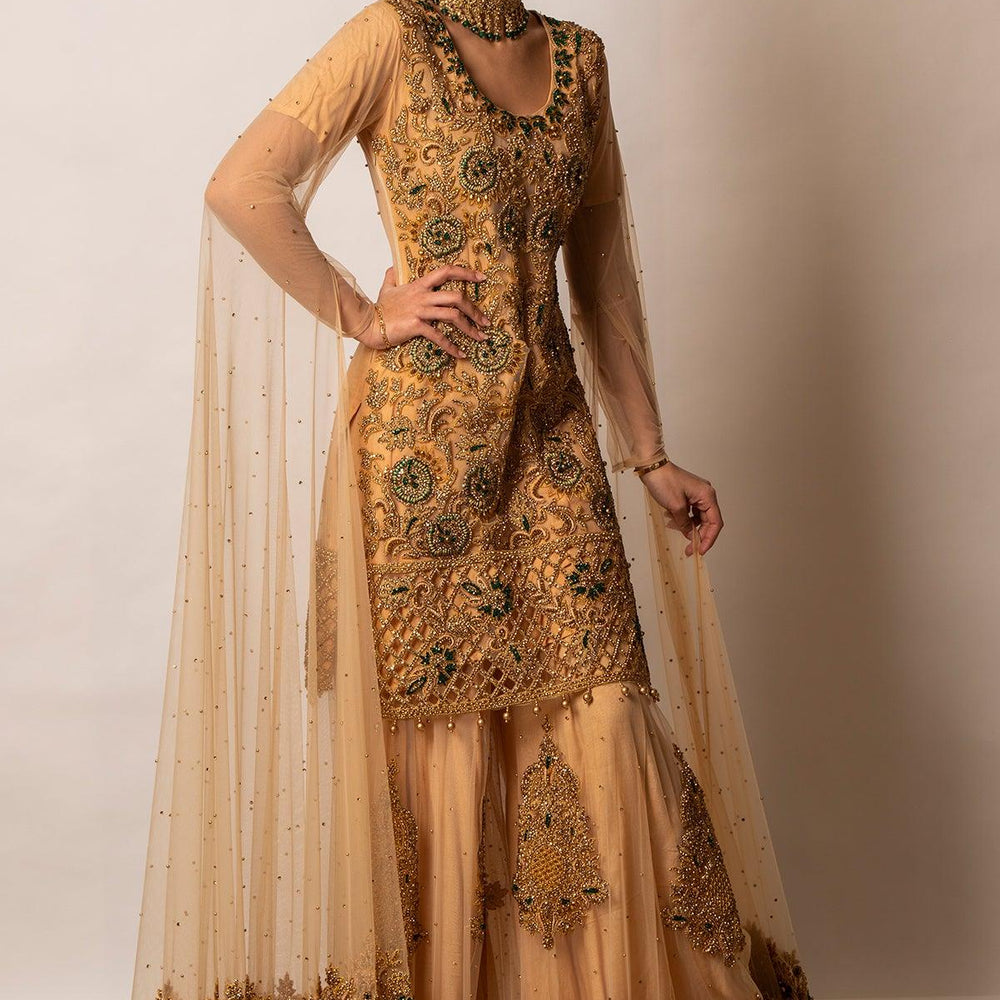 long kameez with lehenga for women 