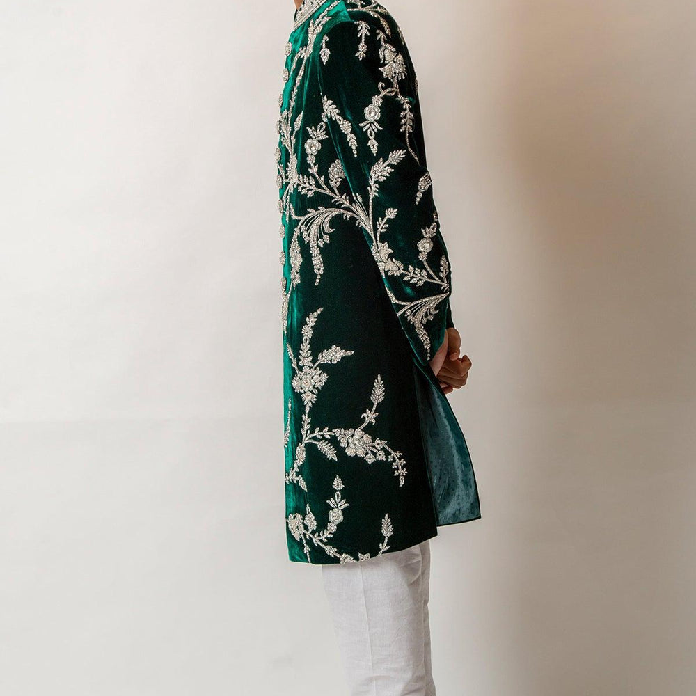 floral designer sherwani