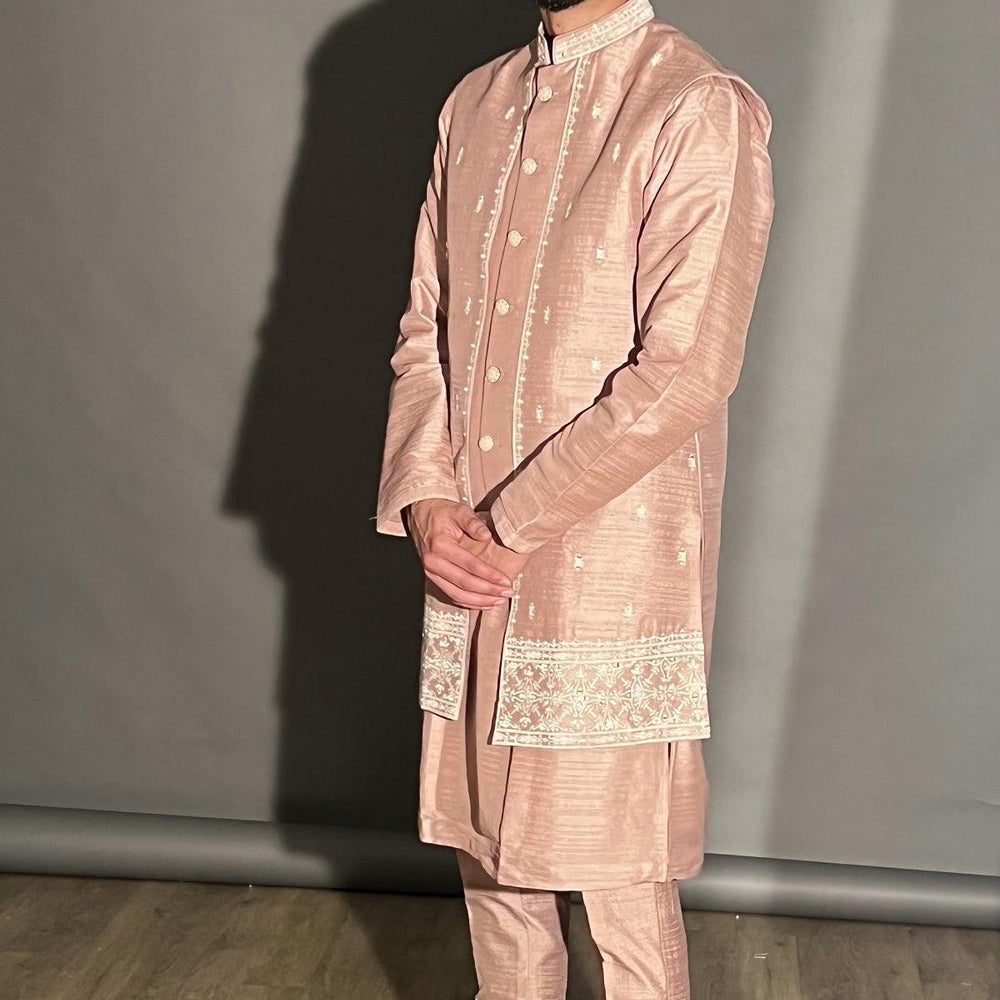 
                  
                    kurta pajama with waistcoat
                  
                