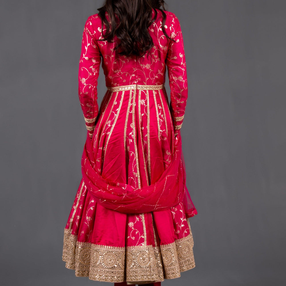 
                  
                    Moish pink top with churidar
                  
                