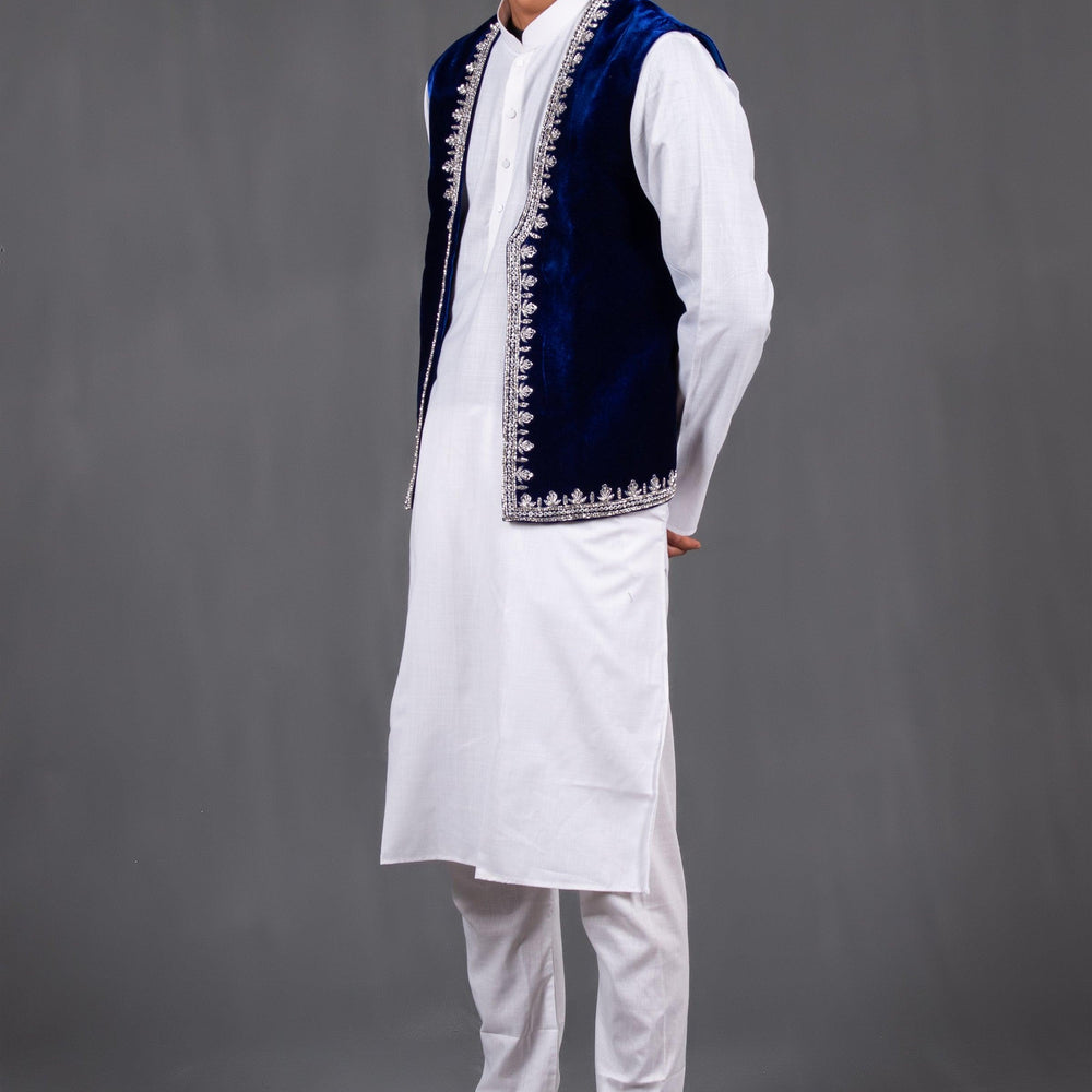kurta with waistcoat for mens