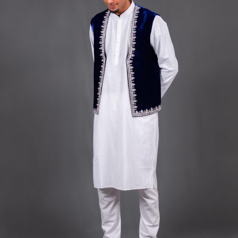 
                  
                    kurta pajama with waistcoat
                  
                