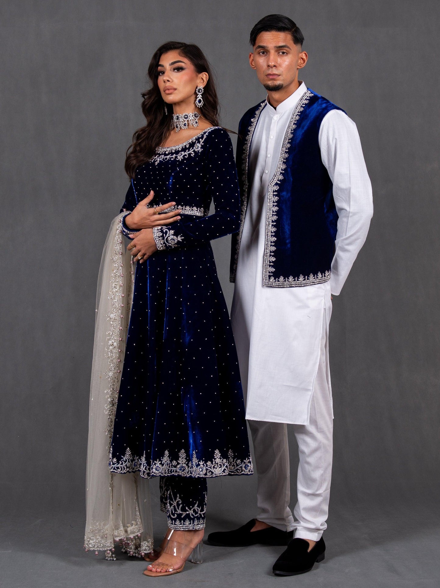 blue afghani dress Blue Afghan Dress
