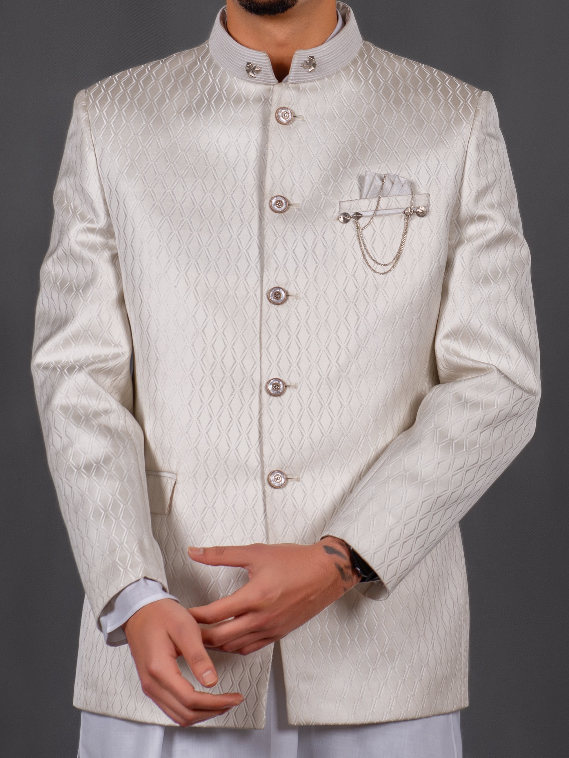 Kurta pajama with online jodhpuri suit