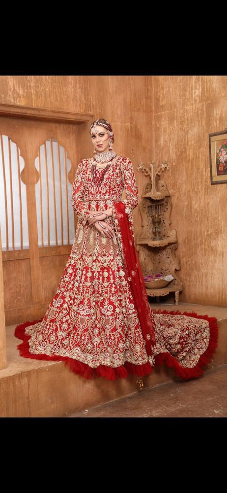 
                  
                    red bridal gown
                  
                