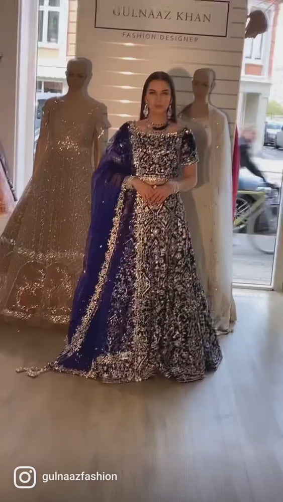 
                  
                    Load and play video in Gallery viewer, lehenga choli for wedding
                  
                