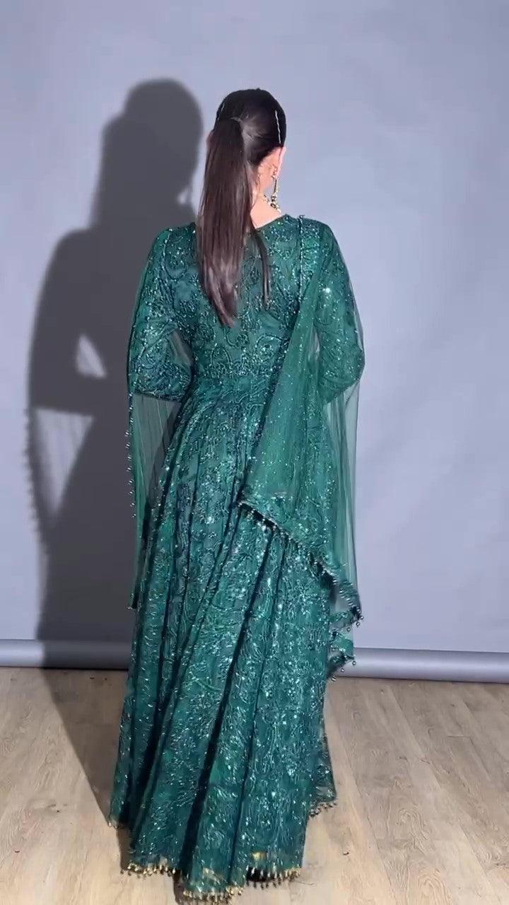 green gown for women