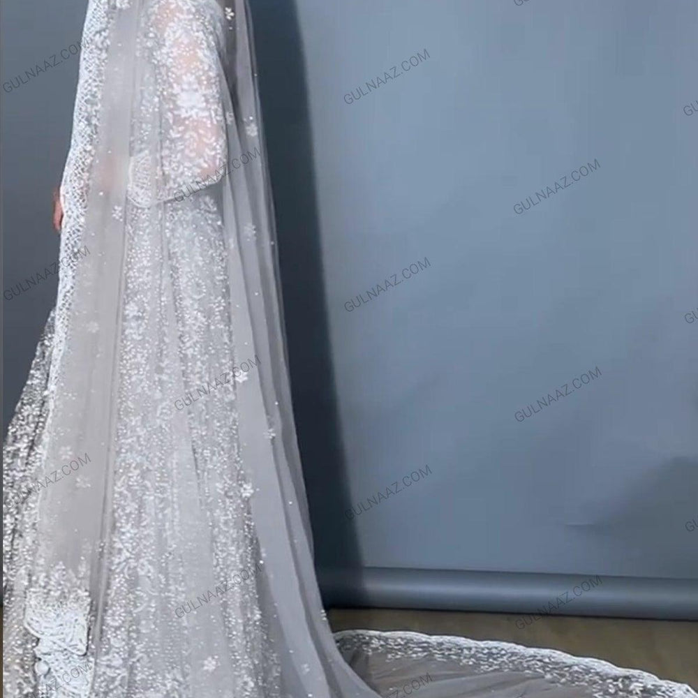 heavy bridal dress