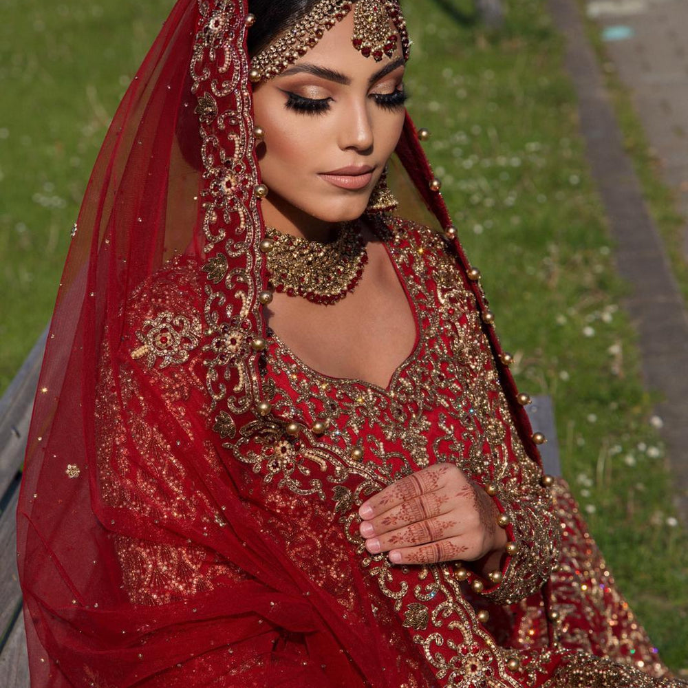 
                  
                    bridal wear red dress
                  
                